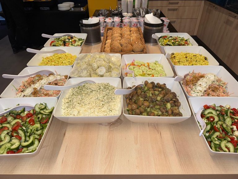 Verzorgde catering tijdens een CASPIR-nascholing